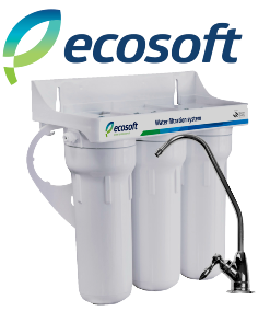 Ecosoft 3-Stage <br>Under Sink<Br> Water Filter