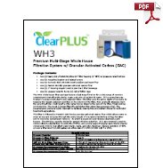 Download Owners Manual for WH3 GAC Carbon Filter