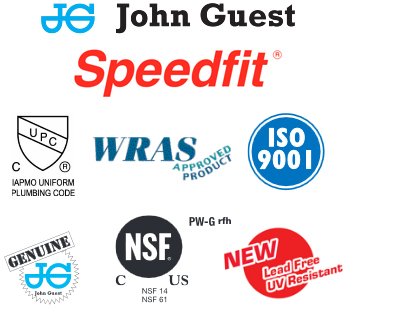 John Guest Speedfit certifications