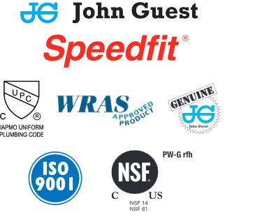 John Guest Speedfit certifications