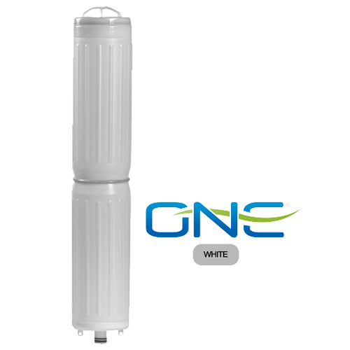 Enpress CT-MEDIA05-MID <br> Empty Media Shell with Mid-Vortech <br> Two 0.25CF Chambers <br> White Series
