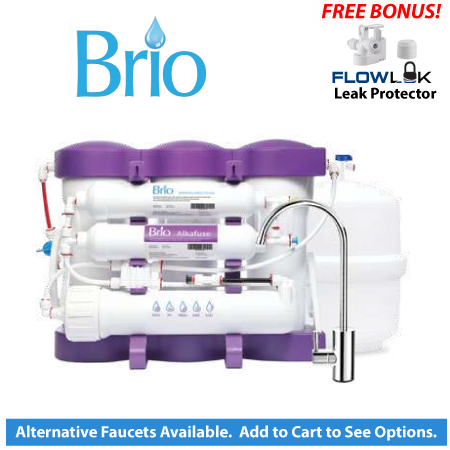 Brio Pure Alkafuse 6-Stage RO w/ Re-Mineralizing Filter