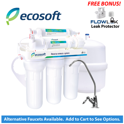 Ecosoft 5 Stage Reverse Osmosis Ro, Ecosoft Countertop Drinking Water Filter System