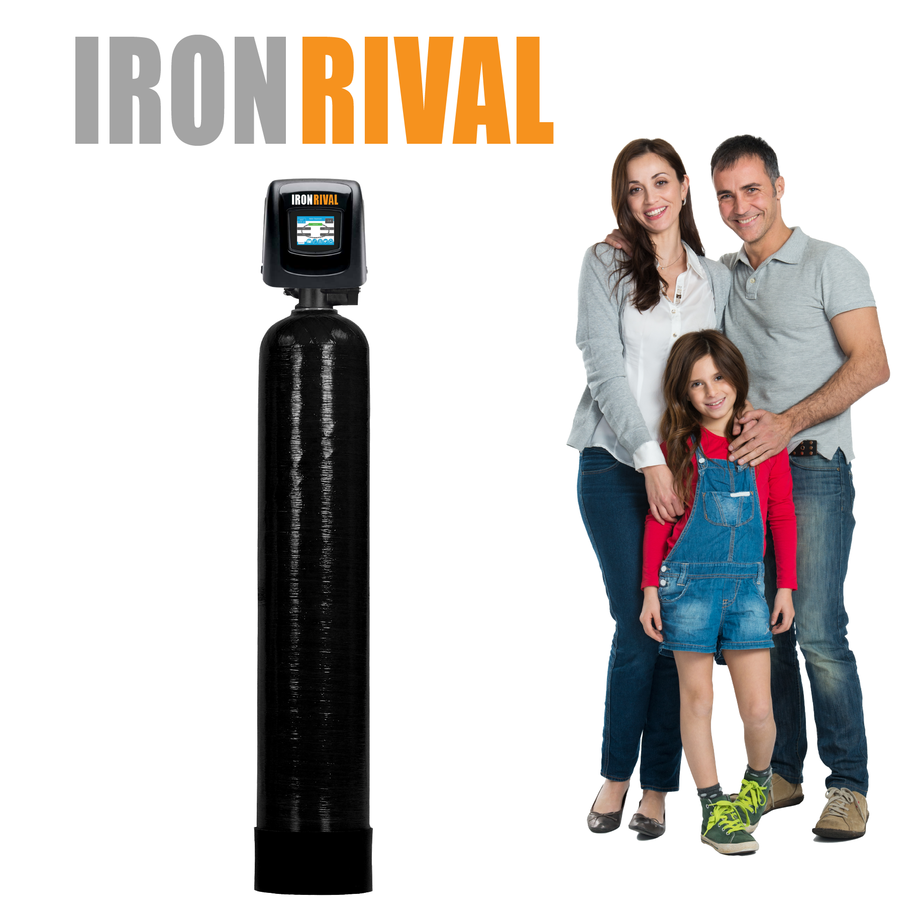 Iron Rival Series <br>Backwashable Iron, Manganese,<br>and Hydrogen Sulfide Filters