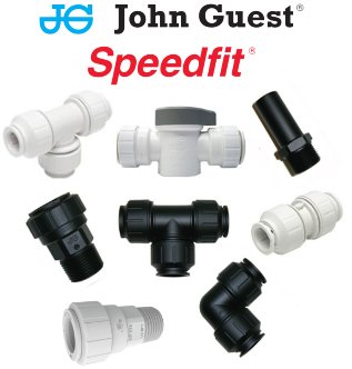 John Guest JG Speedfit Verschiedene Typen 15mm 22mm PEX Pipe/Elbow/Tee/Coupler 