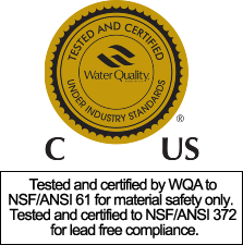 NSF/ANSI 61 and 372 Validated