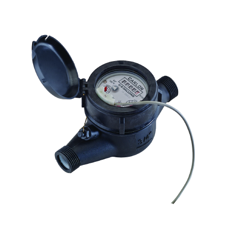 Stenner/Carlon JLP0750-4PPG Meter w/ Pulse Signal, Plastic, 3/4" - 4 Pulses / Gal